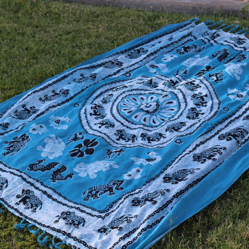 🚨SALE🚨 Blue Balines mandala Sarong Swim Coverup